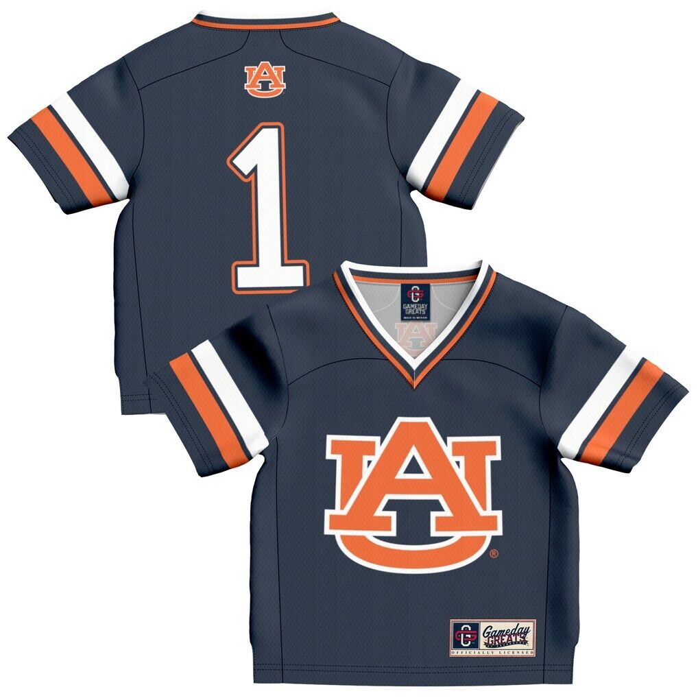 Auburn Tigers GameDay Greats Toddler Lightweight Collegiate Football Fashion Jersey
