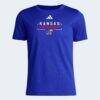 Kansas Jayhawks adidas Youth AEOROREADY Pre-Game T-Shirt - - Front View