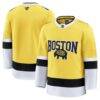 Boston Bruins Fashion7 2026 NHL Stadium Series Premium Jersey - Gold - Front View