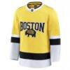 Boston Bruins Fashion7 2026 NHL Stadium Series Premium Jersey - Gold - Side View