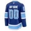 Tampa Bay Lightning Fashion7 2026 NHL Stadium Series Premium Custom Jersey - Blue - Detail View