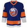 Matthew Schaefer New York Islanders Outerstuff Youth Home Replica Player Jersey - Blue - Side View
