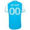 Charlotte FC adidas 2026 Carolina Kit: Crowns Up On-Field Authentic Patch Custom Jersey - Blue - Detail View
