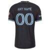 Colorado Rapids adidas 2026 Colorful Colorado On-Field Authentic Patch Custom Jersey - Black - Detail View