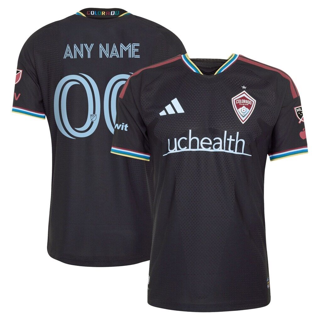 Colorado Rapids adidas 2026 Colorful Colorado On-Field Authentic Patch Custom Jersey