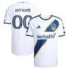 LA Galaxy adidas 2026 The VeloCITY Kit On-Field Authentic Patch Custom Jersey - White - Front View