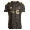 LAFC adidas 2026 Primary Kit On-Field Authentic Patch Custom Jersey - Black - Side View