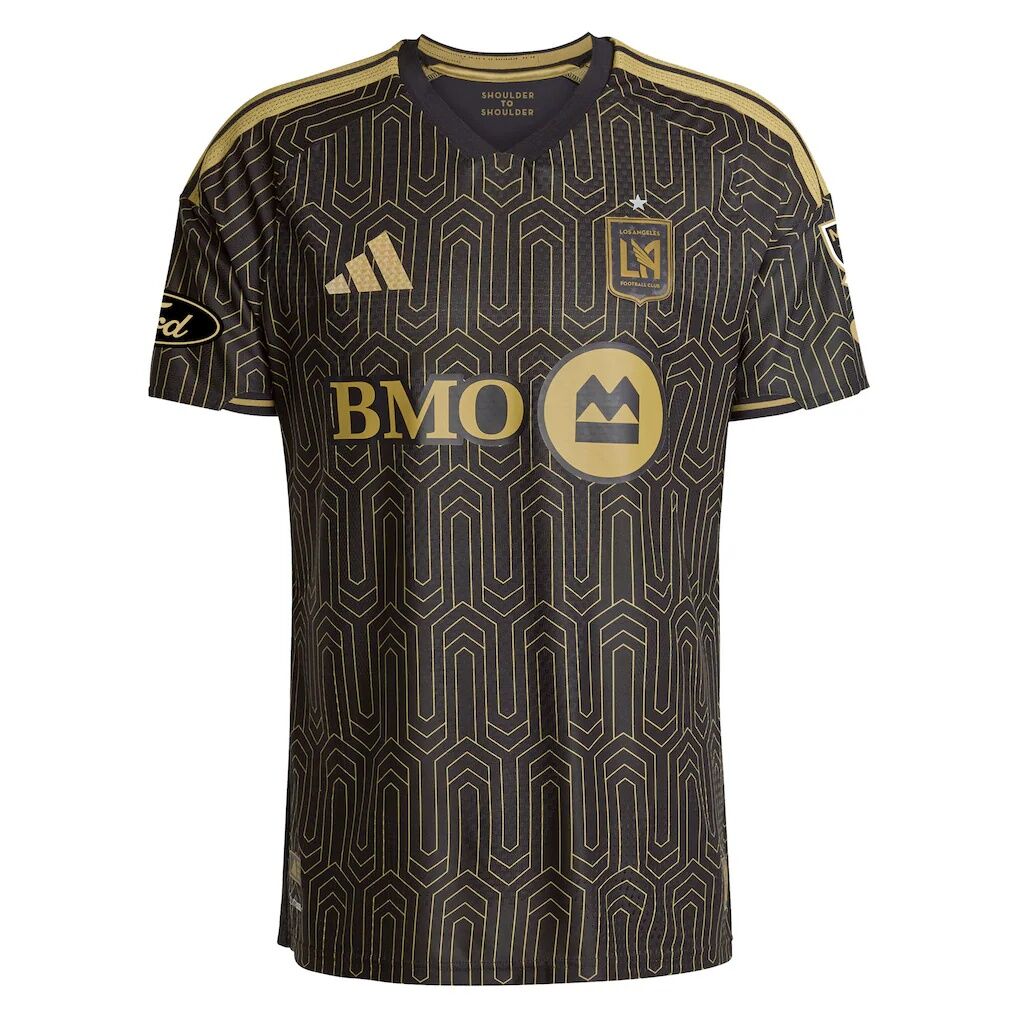 LAFC adidas 2026 Primary Kit On-Field Authentic Patch Custom Jersey