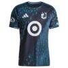 Minnesota United FC adidas 2026 The Decade Kit On-Field Authentic Patch Custom Jersey - Black - Side View