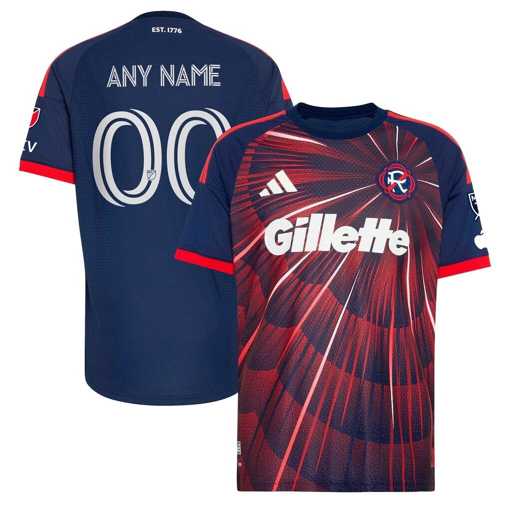 New England Revolution adidas  2026 Independence Day On-Field Authentic Patch Custom Jersey