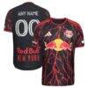 New York Red Bulls adidas 2026 The Rooted Kit On-Field Authentic Patch Custom Jersey - Black - Front View