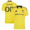 Columbus Crew adidas 2026 The Crafted for Excellence Kit Replica Custom Jersey - Yellow - Front View