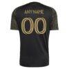 LAFC adidas 2026 2026 Primary Kit Replica Custom Jersey - Black - Detail View