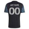 Minnesota United FC adidas 2026 The Decade Kit Replica Custom Jersey - Black - Detail View