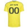 Nashville SC adidas 2026 The Reverb Kit Replica Custom Jersey - Yellow - Detail View