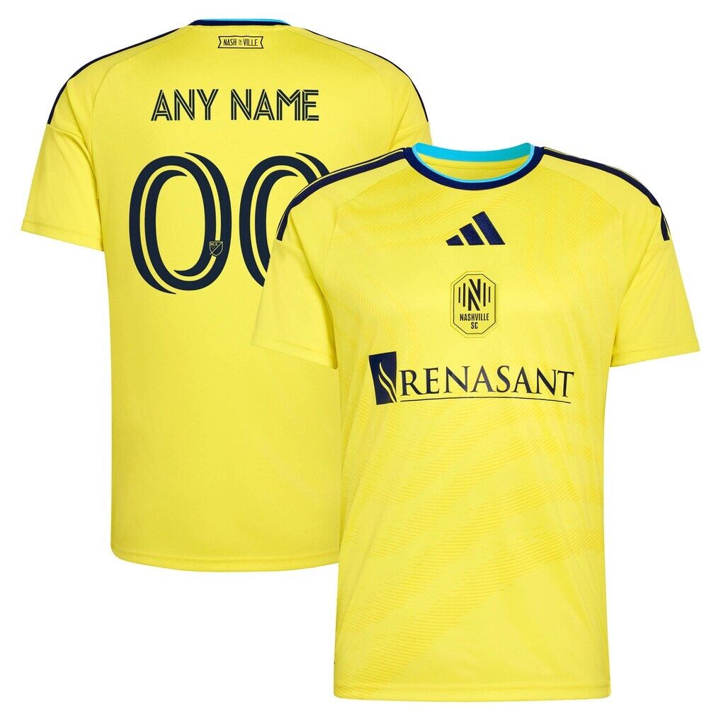 Nashville SC adidas 2026 The Reverb Kit Replica Custom Jersey