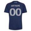 New England Revolution adidas 2026 Independence Day Replica Custom Jersey - Blue - Detail View