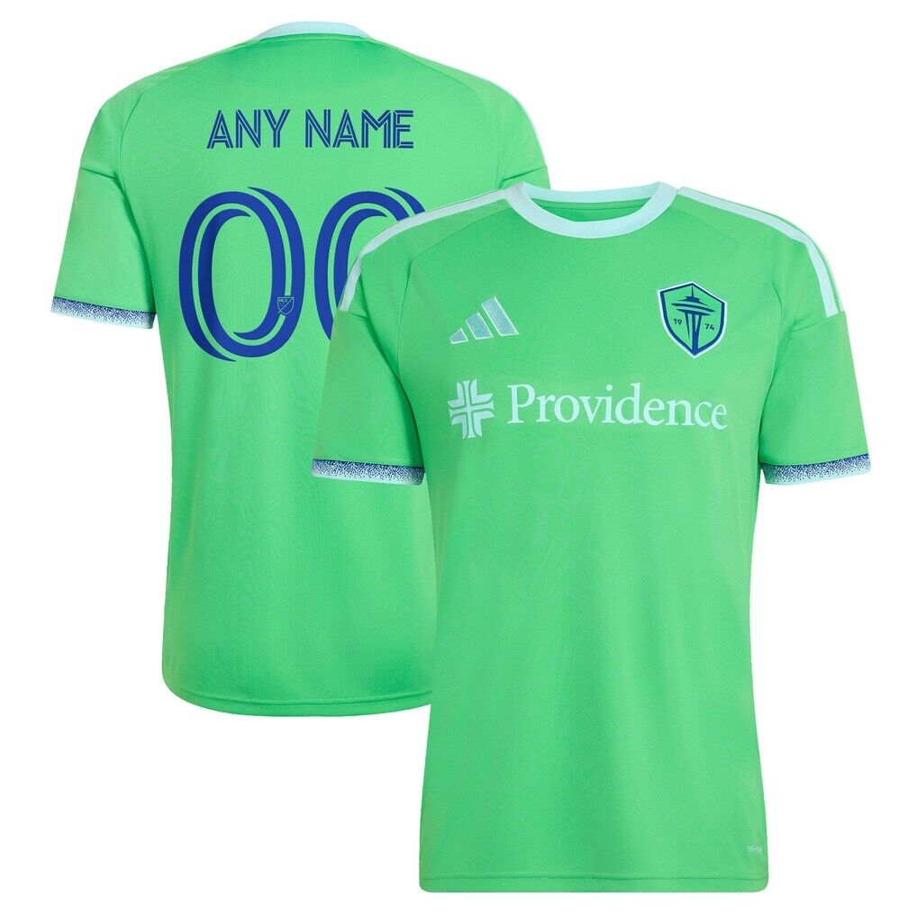 Seattle Sounders FC adidas 2026 The Evergreen State Kit Replica Custom Jersey - Rave Green