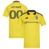 Columbus Crew adidas Women's 2026 The Crafted for Excellence Kit Replica Custom Jersey - Yellow - Front View