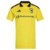 Columbus Crew adidas Women's 2026 The Crafted for Excellence Kit Replica Custom Jersey - Yellow - Side View