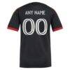 D.C. United adidas Women's 2026 Black-and-Red Kit Replica Custom Jersey - Black - Detail View