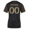 LAFC adidas Women's 2026 Primary Kit Replica Custom Jersey - Black - Detail View