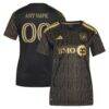 LAFC adidas Women's 2026 Primary Kit Replica Custom Jersey - Black - Front View