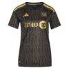 LAFC adidas Women's 2026 Primary Kit Replica Custom Jersey - Black - Side View