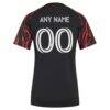 New York Red Bulls adidas Women's 2026 The Rooted Kit Replica Custom Jersey - Black - Detail View