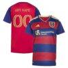 Real Salt Lake adidas Women's 2026 The Switchback Replica Custom Jersey - Red - Front View