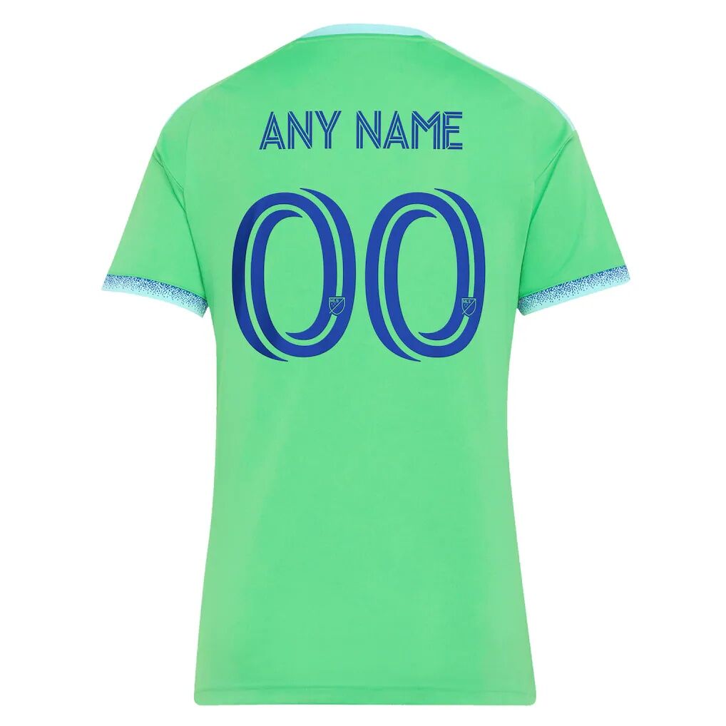 Seattle Sounders FC adidas Women's 2026 The Evergreen State Kit Replica Custom Jersey - Rave Green