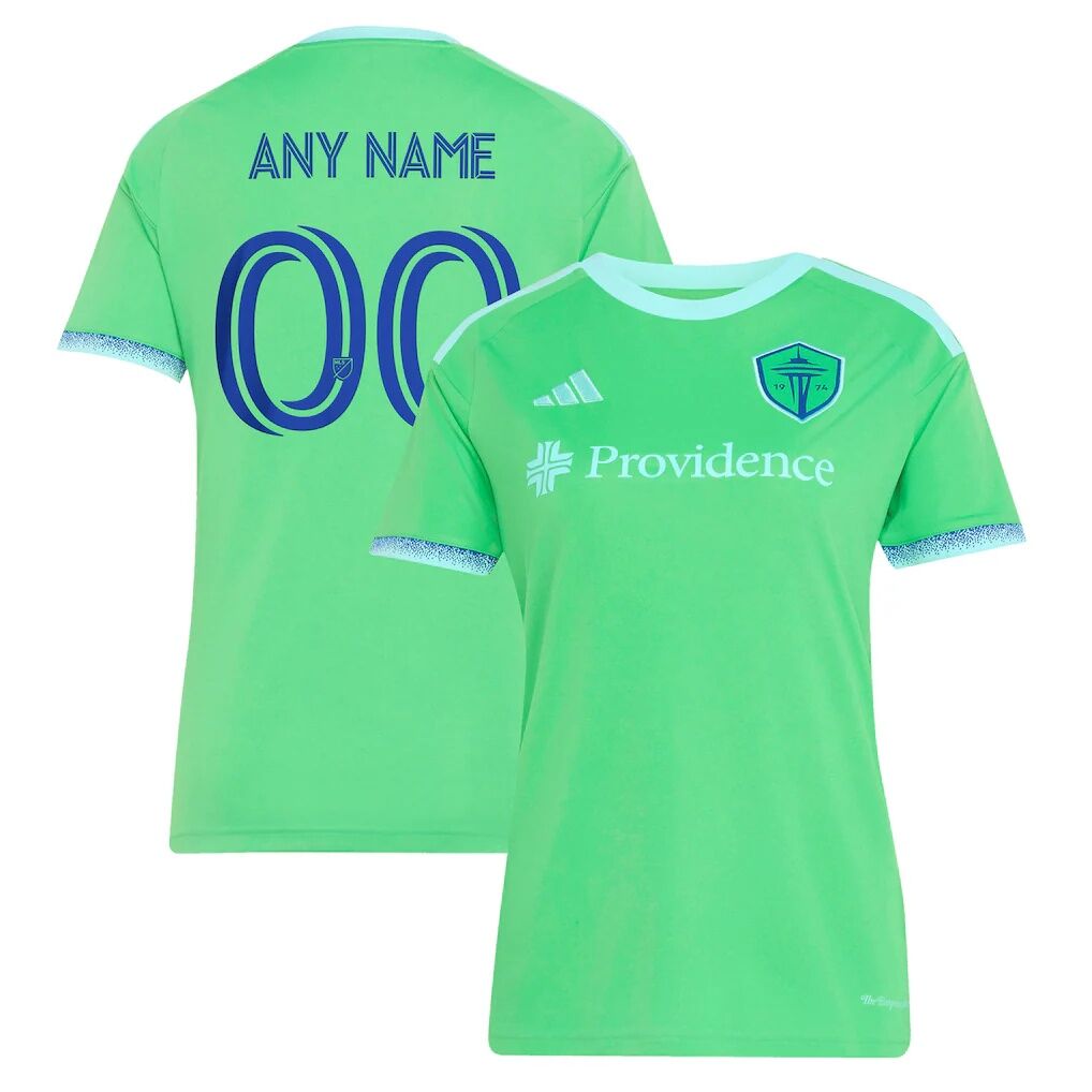 Seattle Sounders FC adidas Women's 2026 The Evergreen State Kit Replica Custom Jersey - Rave Green