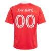 Chicago Fire adidas Youth 2026 Forever Red Replica Custom Jersey - Red - Detail View