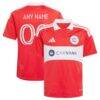 Chicago Fire adidas Youth 2026 Forever Red Replica Custom Jersey - Red - Front View