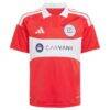 Chicago Fire adidas Youth 2026 Forever Red Replica Custom Jersey - Red - Side View