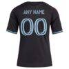 Colorado Rapids adidas Youth 2026 Colorful Colorado Replica Custom Jersey - Black - Detail View
