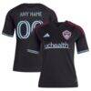Colorado Rapids adidas Youth 2026 Colorful Colorado Replica Custom Jersey - Black - Front View
