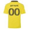 Columbus Crew adidas Youth 2026 The Crafted for Excellence Kit Replica Custom Jersey - Yellow - Detail View