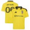 Columbus Crew adidas Youth 2026 The Crafted for Excellence Kit Replica Custom Jersey - Yellow - Front View