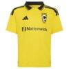 Columbus Crew adidas Youth 2026 The Crafted for Excellence Kit Replica Custom Jersey - Yellow - Side View