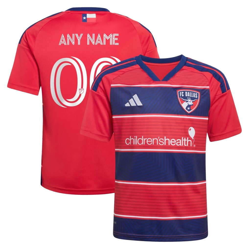 FC Dallas adidas Youth 2026 DNA Kit Replica Custom Jersey