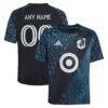 Minnesota United FC adidas Youth 2026 The Decade Kit Replica Custom Jersey - Black - Front View