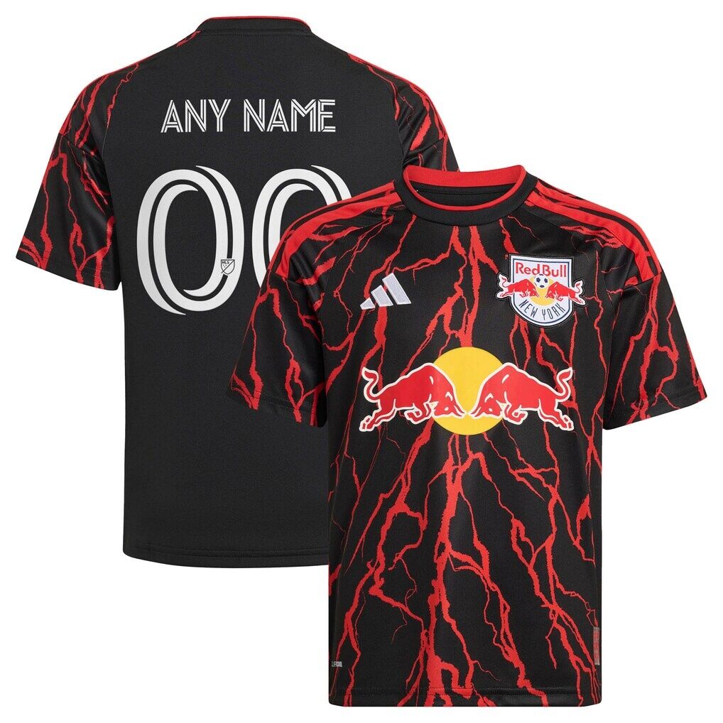 New York Red Bulls adidas Youth 2026 The Rooted Kit Replica Custom Jersey