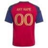 Real Salt Lake adidas Youth 2026 The Switchback Replica Custom Jersey - Red - Detail View