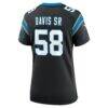 Thomas Davis Sr. Carolina Panthers Nike Women's Team Retired Game Jersey - Black - Detail View