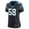 Thomas Davis Sr. Carolina Panthers Nike Women's Team Retired Game Jersey - Black - Side View