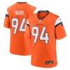 DeMarcus Ware Denver Broncos Nike Team Retired Game Jersey - Orange - Front View