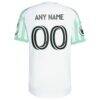 Austin FC adidas 2026 The Rooted Kit On-Field Authentic Patch Custom Jersey - White - Detail View