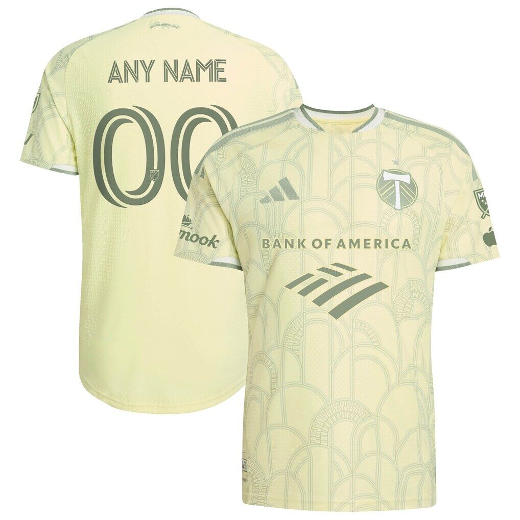 Portland Timbers adidas 2026 Civic Stadium Kit On-Field Authentic Patch Custom Jersey