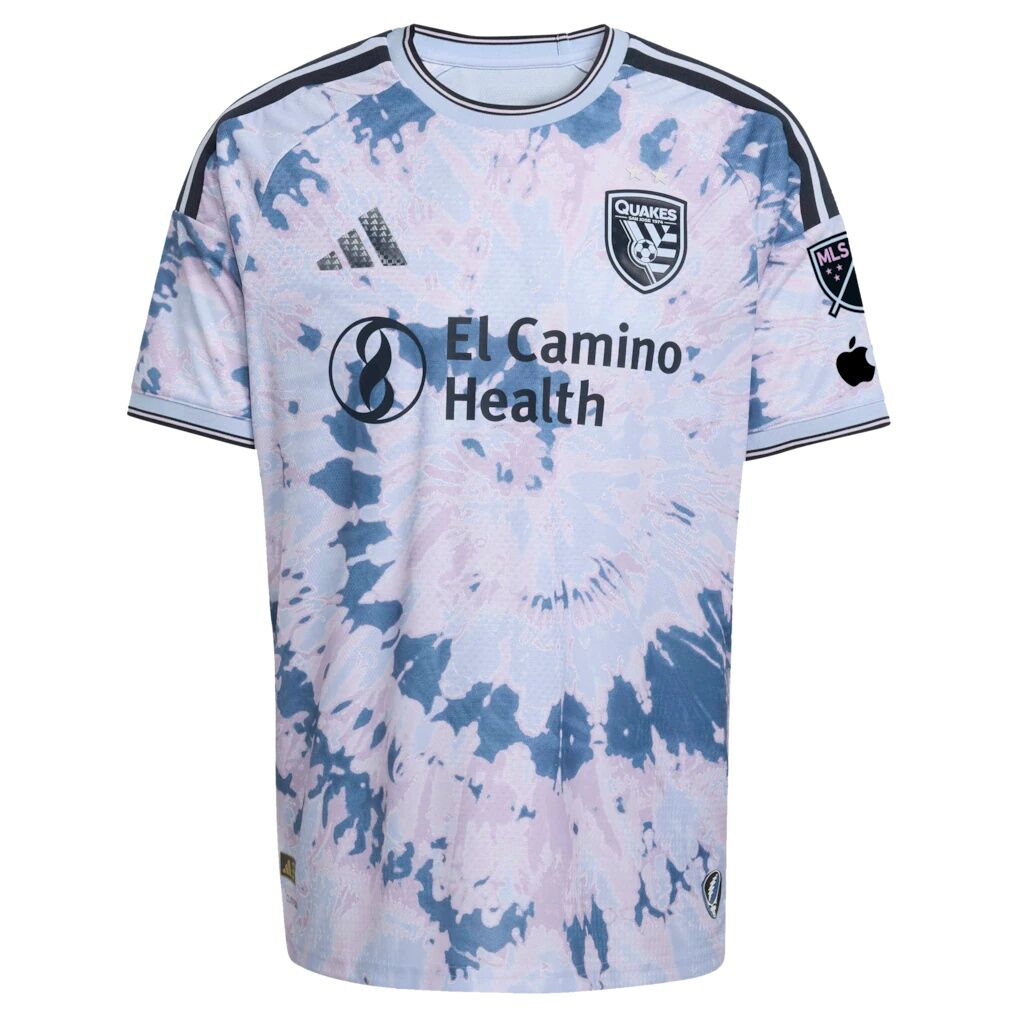 San Jose Earthquakes adidas 2026 The Dead Kit On-Field Authentic Patch Custom Jersey - Light Blue